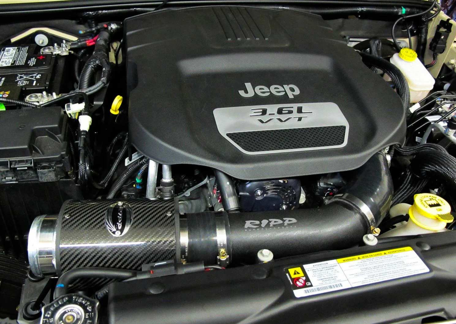 2012 - 2018 JEEP Wrangler JK RIPP Cold Air Intake Kit - Image 2