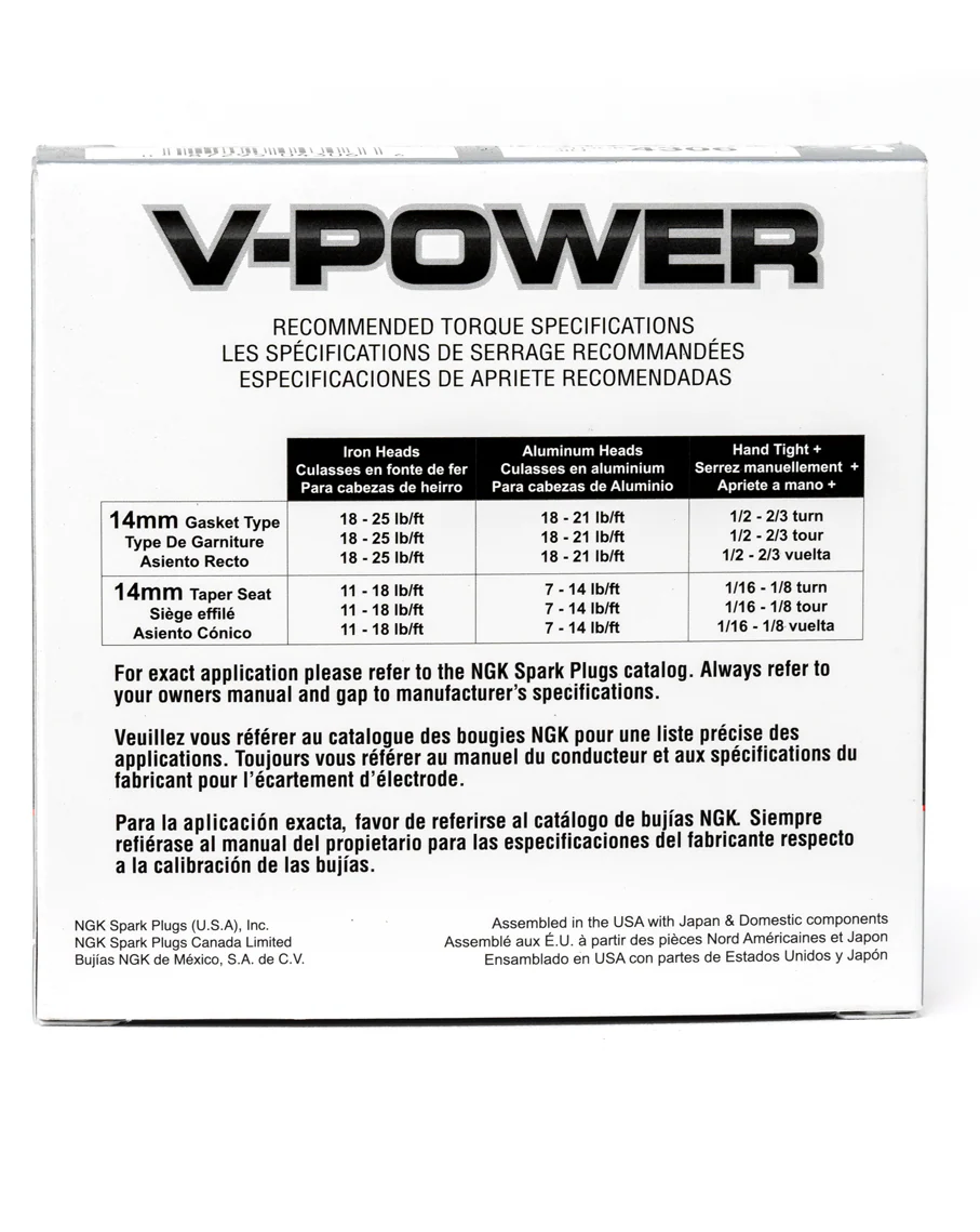 NGK V-Power Spark Plugs (4.0L) - Image 3