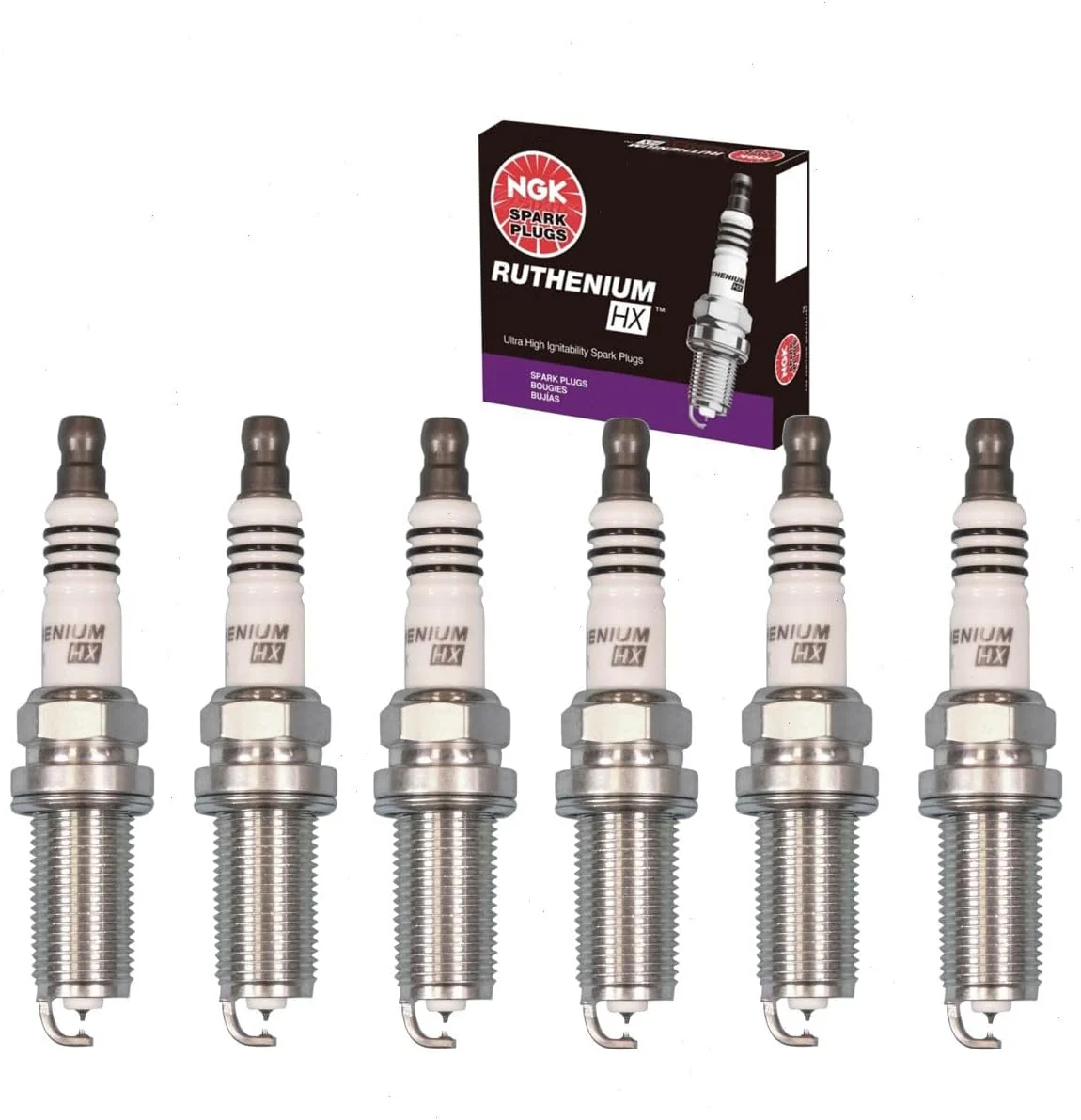 NGK Ruthenium HX Spark plugs - TOYOTA V6 3.5L / 4.0L